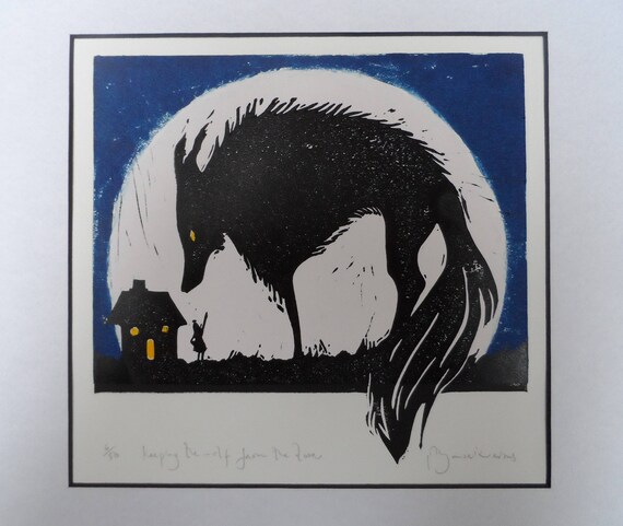 Keeping The Wolf From The Door Original Limited Edition Etsy