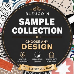Peel and Stick Tile Sample – Choose Your Design, Size & Finish