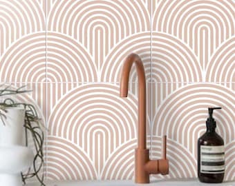 Cyprus – Mediterranean Geometric Peel and Stick Tile Stickers | Coastal Wall, Stair & Backsplash Décor