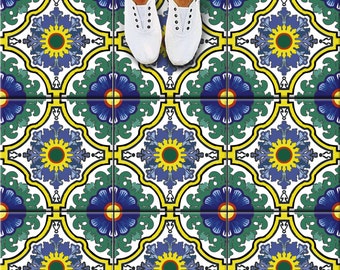 Braga Talavera Traditional Kitchen/ bathroom back splash floor stair riser decals