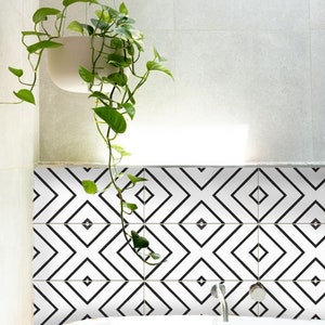 Athens Subway Peel and Stick Tile Decal for Kitchen Bath Backsplash Wall Tile Floor Removable Waterproof Stickers for Renters