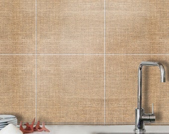 Earthy Weave – Woven Texture Peel and Stick Tile Stickers | Organic Modern Wall, Stair & Backsplash Décor