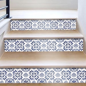 Vatican Stair Riser Peel Stick Vinyl Decal Self Adhesive Waterproof Easy to Trim Removable DIY Home Decor-Extra long 49&quot; length