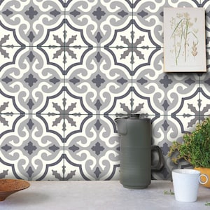 Valencia Peel and Stick Tile Stickers Kitchen Bathroom Backsplash Floor Stair Water Resistant Removable Decals, DIY Vinyl Renters Home Décor