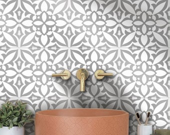 Vancouver Tile Wall Stair Floor Self Adhesive Vinyl Stickers,Kitchen Bathroom Backsplash Carrelage Decal, Peel & Stick Home Decor