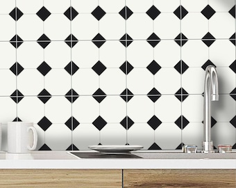 Warsaw Peel & Stick Tile Stickers Kitchen Bathroom Backsplash Floor Stair Water Resistant Removable Decals, DIY Vinyl Renters Home Décor