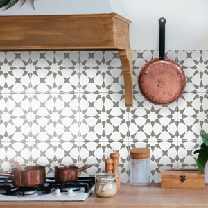 Pacific Dovetail Peel & Stick Tile Sticker Kitchen Bathroom Backsplash Floor Stair Water Proof Removable Decals, DIY Vinyl Renters Home