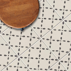 Yokohama Peel & Stick Floor Tile Sticker I Removable Anti-Slip Vinyl Decals for Kitchen, Bath, Home | DIY Renter-Friendly | Customizable