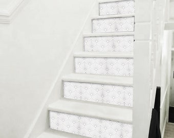 Prato Peel & Stick Stair Riser Decal–Extra Long 49" | Water resistant Vinyl Strip | Self-Adhesive, Removable, DIY Stair | Easy to Trim