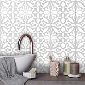 Vancouver Peel & Stick Tile Stickers Kitchen Bathroom Backsplash Floor Stair Water Resistant Removable Decals, DIY Vinyl Renters Home Décor