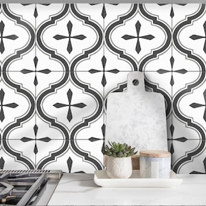 Scandinavian Grey Dust Peel & Stick Tile Stickers for Kitchen Bathroom Backsplash Tile Wall Stair Floor Removable Renter friendly WaterProof