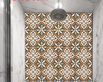 Moroccan Victorian Peel and Stick Tile Decal for Kitchen Bathroom Floor Stairs