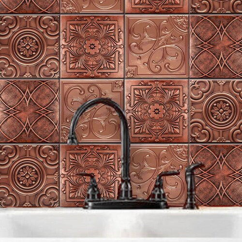 Wall Tile Decals Vinyl Sticker WATERPROOF Tile or Wallpaper Etsy UK