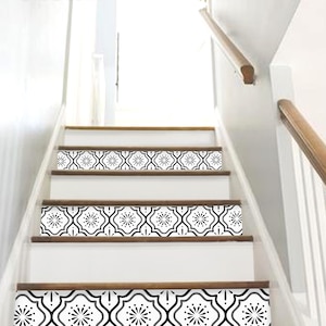 Naklejka Belmount Peel & Stick Stair Riser – Extra Long 49" | Wodoodporny pasek winylowy | Samoprzylepna, usuwalna, schody DIY | Łatwe do przycięcia