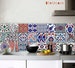 Turkish Peel and Stick Tile Stickers Kitchen Bathroom Backsplash Floor Stair Water Resistant Removable Decals, DIY Vinyl Renters Home Décor 
