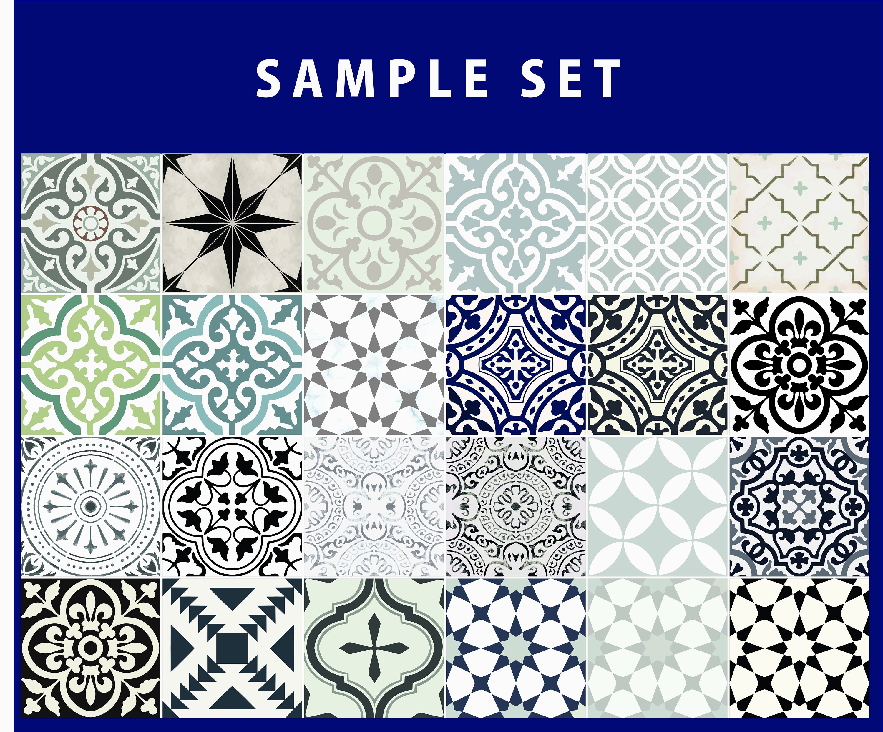 Bleucoin Backsplash Peel & Stick Tile Decal Sample Pack Best | Etsy Ireland