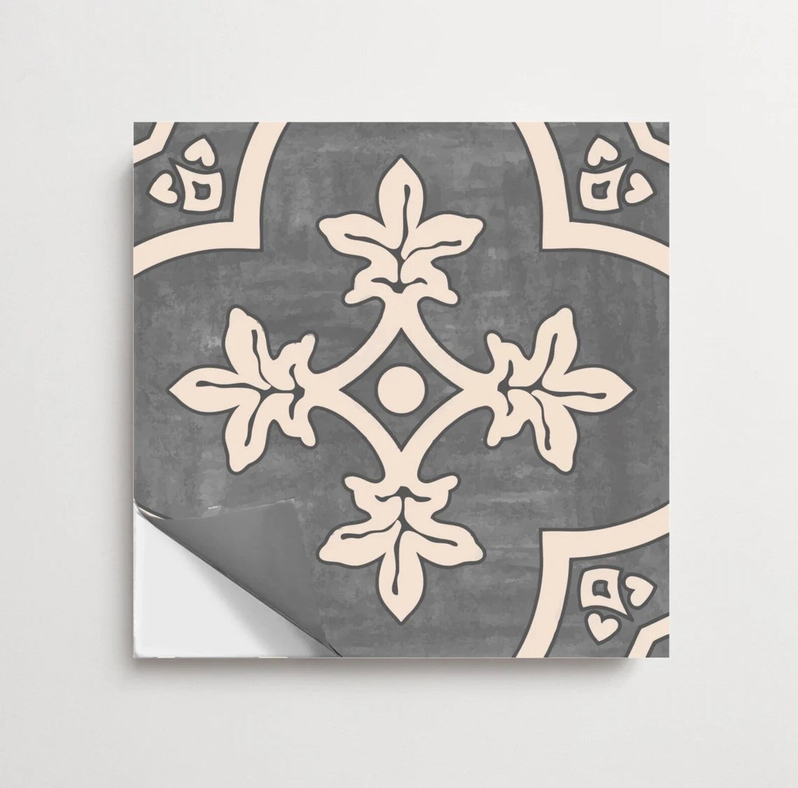 Pozallo Slate Vinyl Floor Tile Stickers Floor Etsy