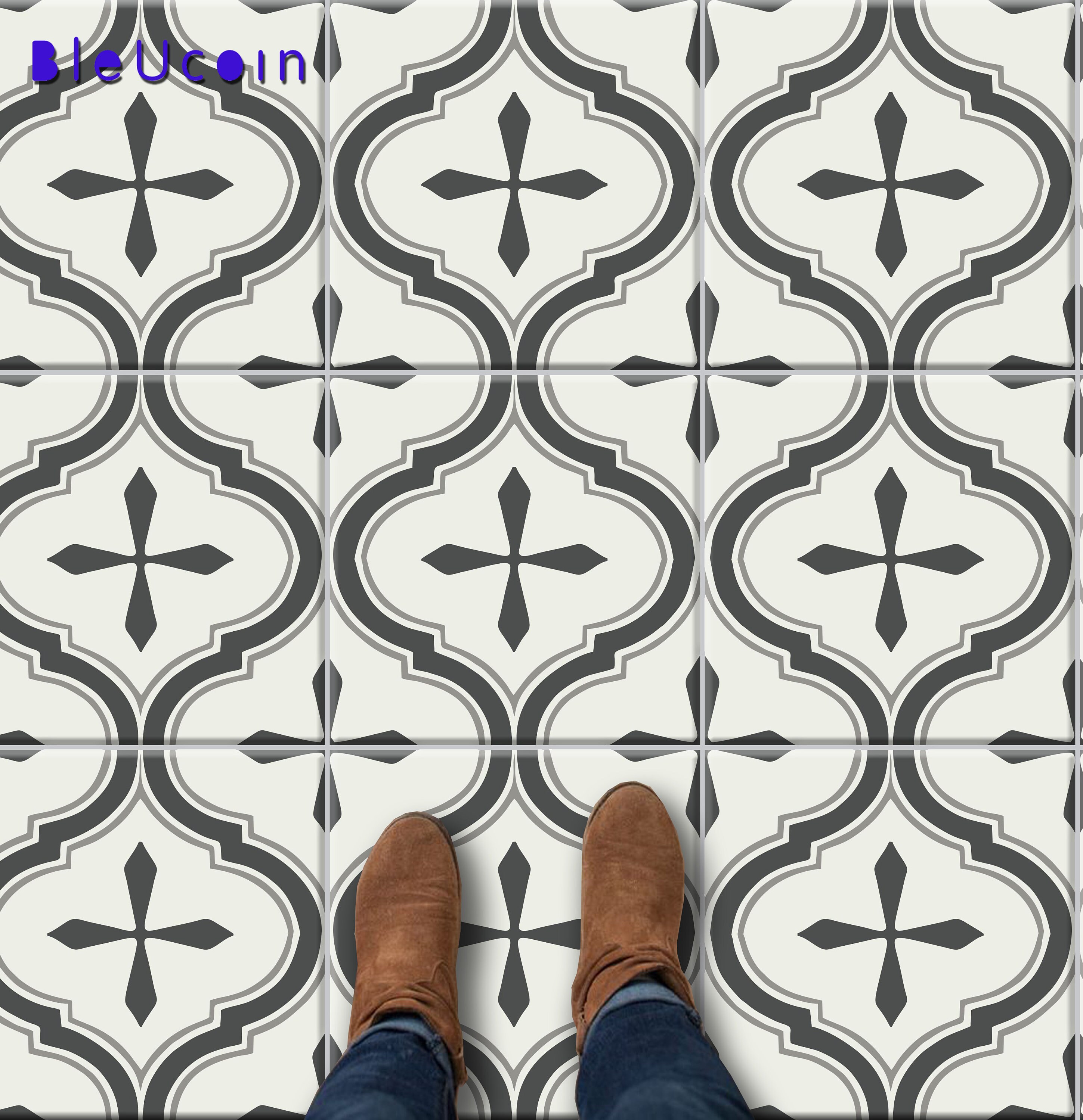Grey Bathroom Tile Stickers – Rispa