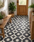 Sakura Peel & Stick Floor Tile Stickers, Removable Premium Tile Decal Anti-Slip Durable finish option (520 microns) DIY Renter-Friendly