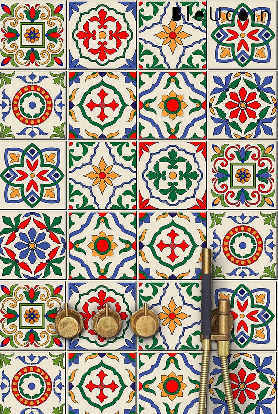 Santorini Tile /Wall /Floor / Kitchen Bathroom Backslash Etsy