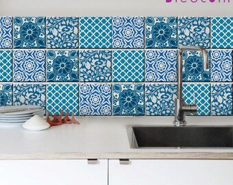 Indian Palace Peel & Stick Tile Stickers for Kitchen Bathroom Backsplash, Non slip Floor Removable Water Resistant Easy To Cut Vinyl Decor