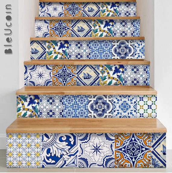 Portuguese Peel Stick Tile Stickers Kitchen Bathroom Etsy
