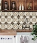 Art Nouveau Tile Wall Stair Floor Self Adhesive Vinyl Stickers,Kitchen Bathroom Backsplash Carrelage Decal, Peel & Stick Home Decor 