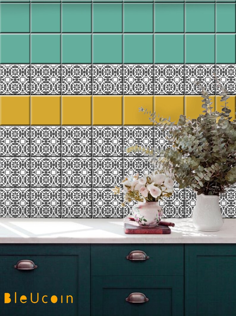 Lissabon Küche Aufkantung Badezimmerwand / Fliese / Boden / | Etsy