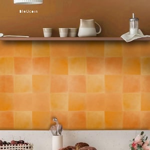 Mimosa Peel and stick Tile Decal, Kitchen Bathroom Wall Tile Vinyl decal, Removable Carrelage, Self Adhesive Vinyl Floor stickers