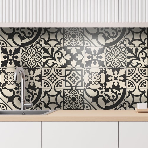 Coimbra – Portuguese Azulejo Peel and Stick Tile Stickers | Mediterranean Wall, Stair & Backsplash Décor