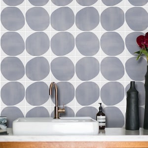 Ravello Twilight Peel and Stick Vinyl Tile Stickers | Removable & Waterproof - Ideal for Kitchen Bathroom Backsplash Floor, DIY Wall Designs