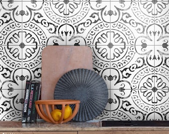 Amalfi Peel and Stick Tile, Waterproof Vinyl Stickers for Kitchen and Bathroom Backsplash