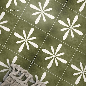 Aspen Peel & Stick Floor Tile Sticker I Removable Anti-Slip Vinyl Decals for Kitchen, Bath, Home | DIY Renter-Friendly | Customizable