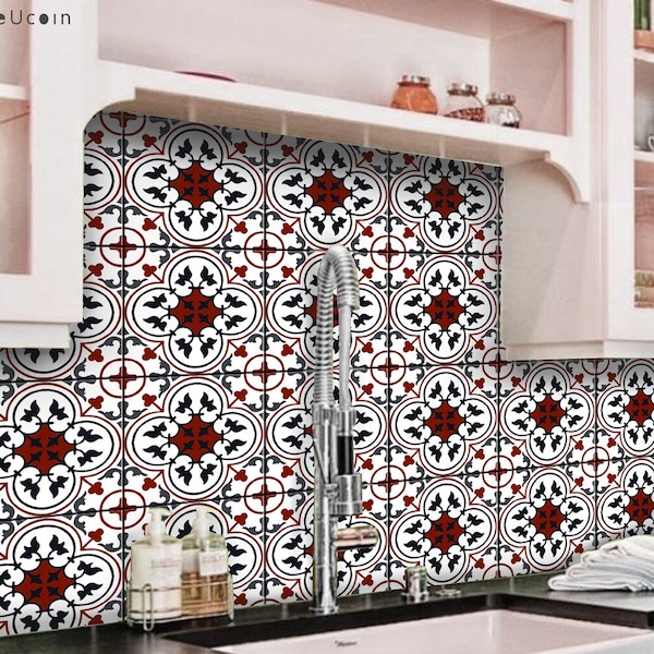 Kitchen Tile Stickers Etsy