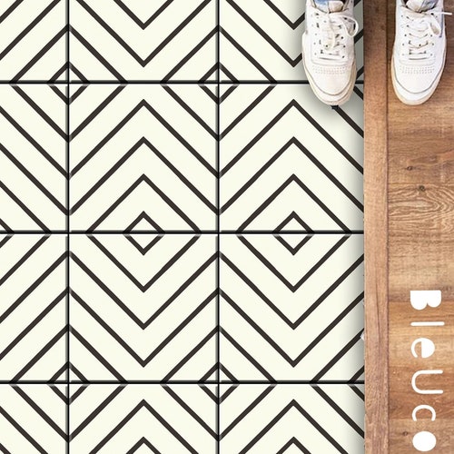 Milan Vinyl Floor Tile Stickers Floor Decalsremovable & Etsy