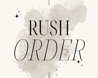 Rush Order - Ships Next Business Day