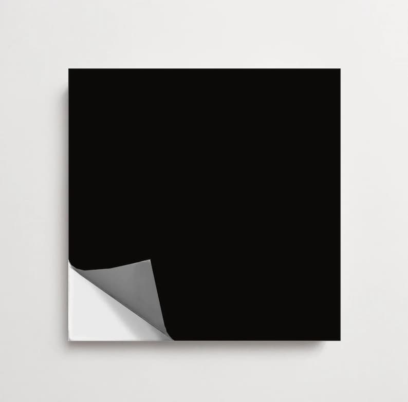 Black Vinyl Floor Tile Stickers Floor Decals removable & Etsy