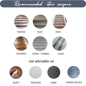 Pithora Rust Peel & Stick Stair Riser Decal–extra Long 49