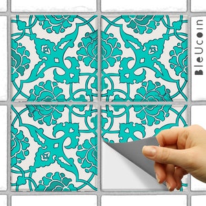 Amer Peel & Stick Tile Stickers for Kitchen Bathroom Backsplash, Non slip for floor Removable Water Resistant Easy To Cut Vinyl Decor image 4