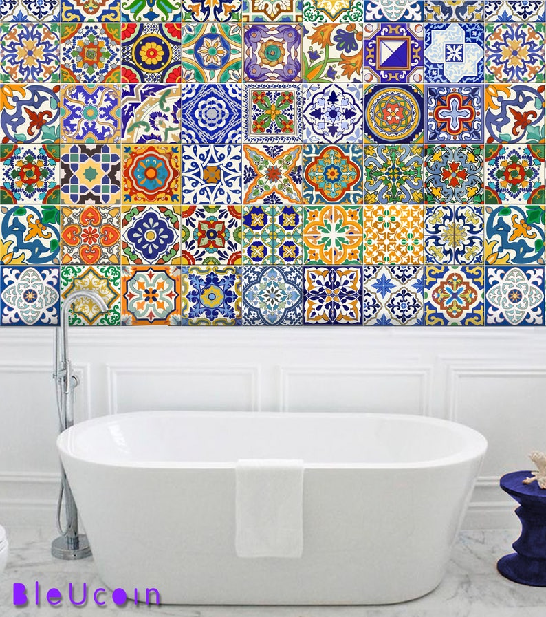 Spanish Terranean Tiles Wall Floor Kitchen Bathroom Image 0