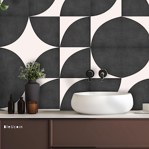 La Moda Kitchen Bathroom Backsplash Floor Tile Wall Decal Floor Water proof heat proof Removable Peel Stick Tile Stickers