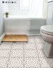 Encaustic Sandcastle Peel and Stick Tile Stickers Kitchen Bathroom Backsplash Floor Stair Water Resistant Removable Decals 