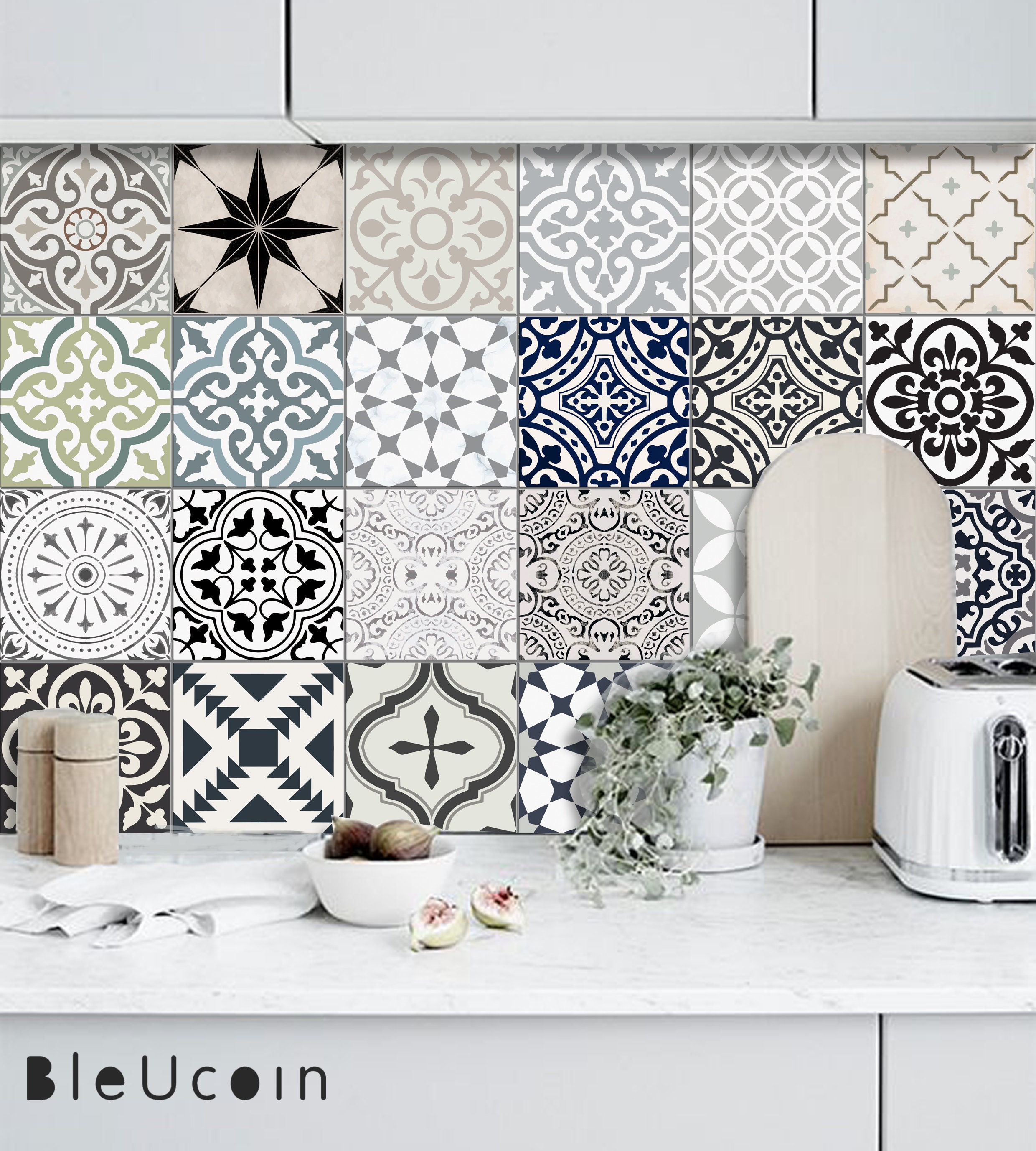 Bleucoin Backsplash Peel & Stick Tile Decal Sample Pack Best | Etsy Ireland