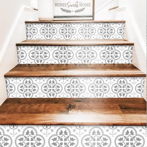 Naklejka Faro Peel & Stick Stair Riser – Extra Long 49" | Wodoodporny pasek winylowy | Samoprzylepna, usuwalna, schody DIY | Łatwe do przycięcia