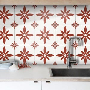 Pomona Peel and Stick Tile Decal Kitchen Bathroom Splash Back Floor Stair Water Resistant Removable DIY Vinyl Renters Décor Easy Install