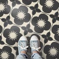Sakura Peel & Stick Floor Tile Stickers, Removable Premium Tile Decal Anti-Slip Durable finish option (520 microns) DIY Renter-Friendly