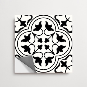 6&quot; x 6&quot;- 24 pcs Tangier Peel and Stick Kitchen Bathroom Flooring Removable Decal