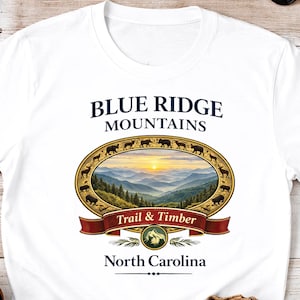 Camiseta de Blue Ridge, Carolina del Norte imagen 1