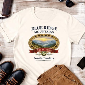 Camiseta de Blue Ridge, Carolina del Norte imagen 2