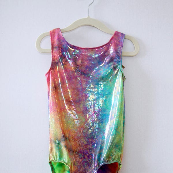 Gymnastics Leotard Girls ~ Rainbow Tie Dye Mystique